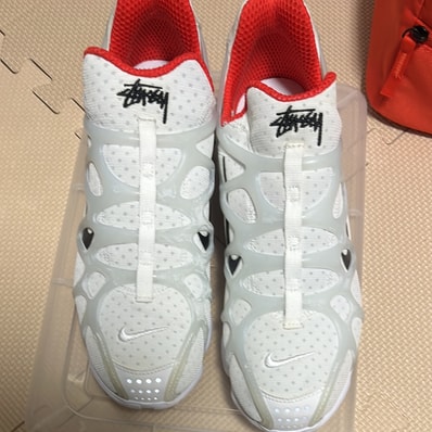 Stussy × Nike Air Zoom Kukini "White/Red"