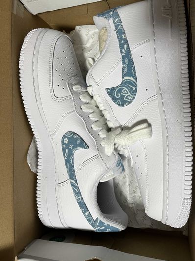 Nike Women's Air Force 1 Low '07 Essential "Blue Paisley"