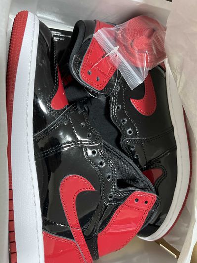 Nike GS Air Jordan 1 High OG "Patent Bred"