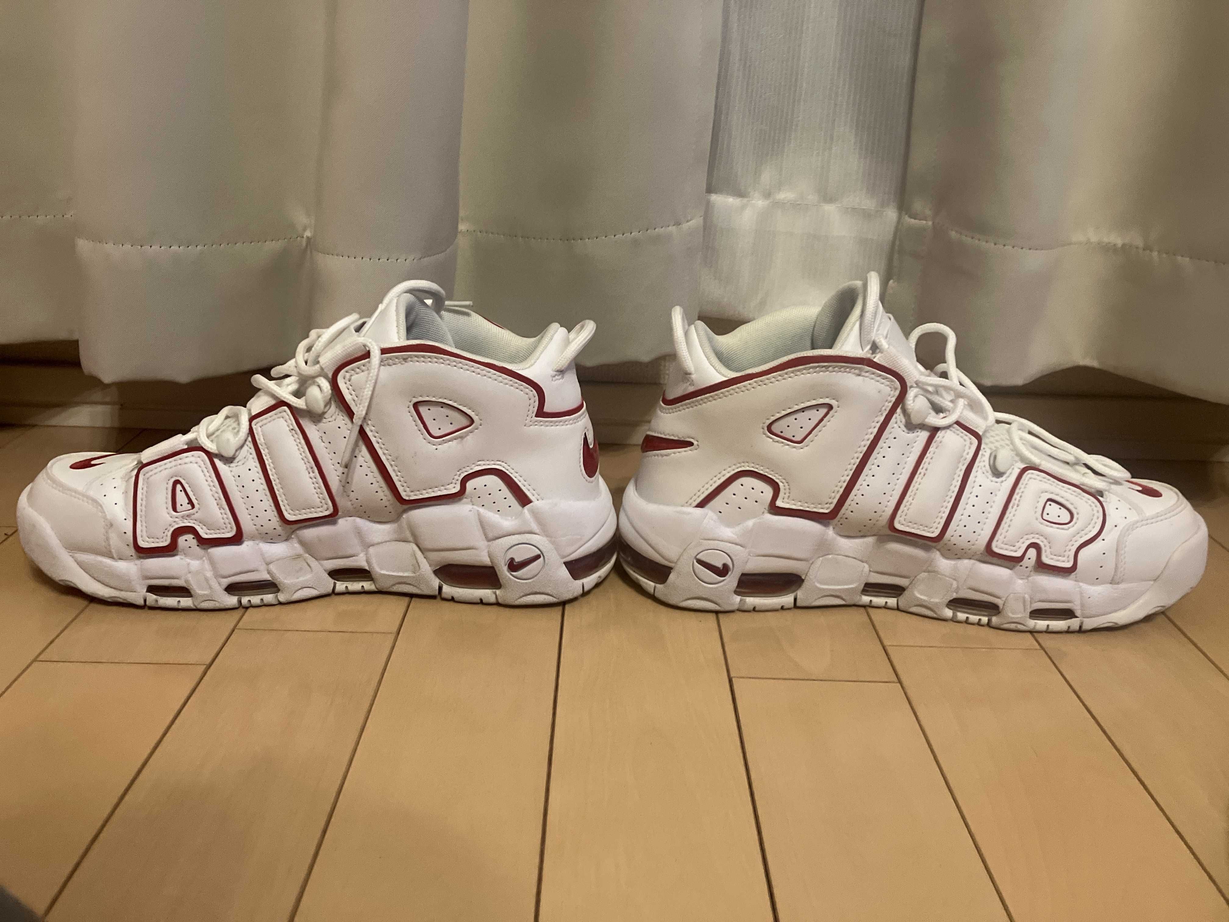 NIKE AIR MORE UPTEMPO "WHITE/VARSITY RED" (2021)