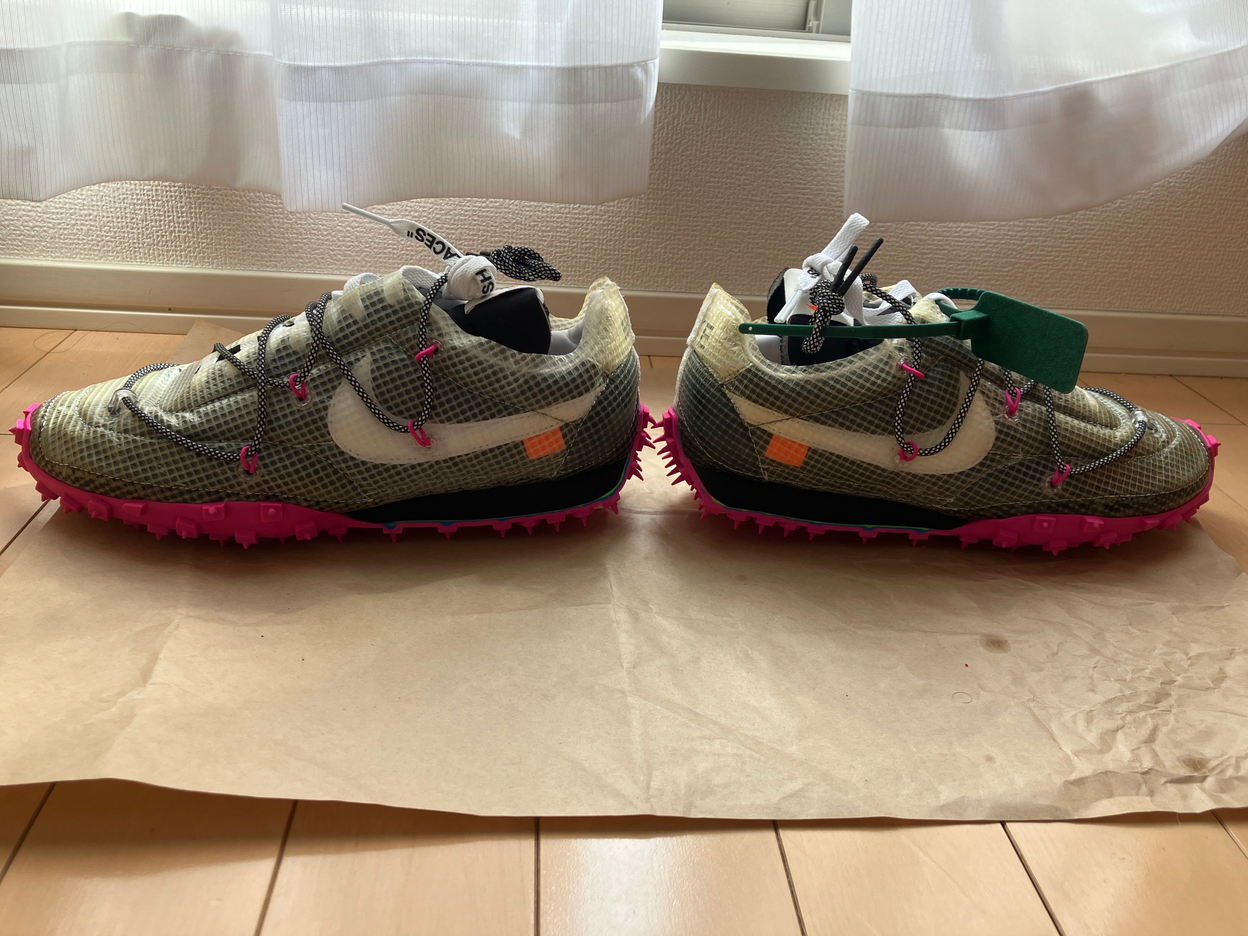 Off-White×Nike Women's Waffle Racer "Vivid Black"