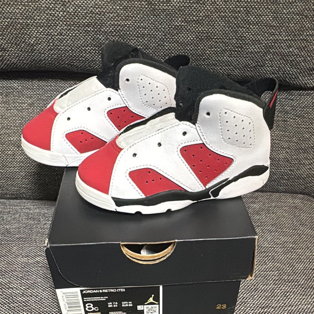 ナイキ TD エアジョーダン6 "カーマイン" (2021)(キッズ)