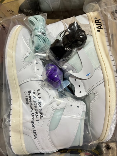 Virgil Abloh Archive (V.A.A.) × Nike Air Jordan 1 Retro High OG "Alaska"