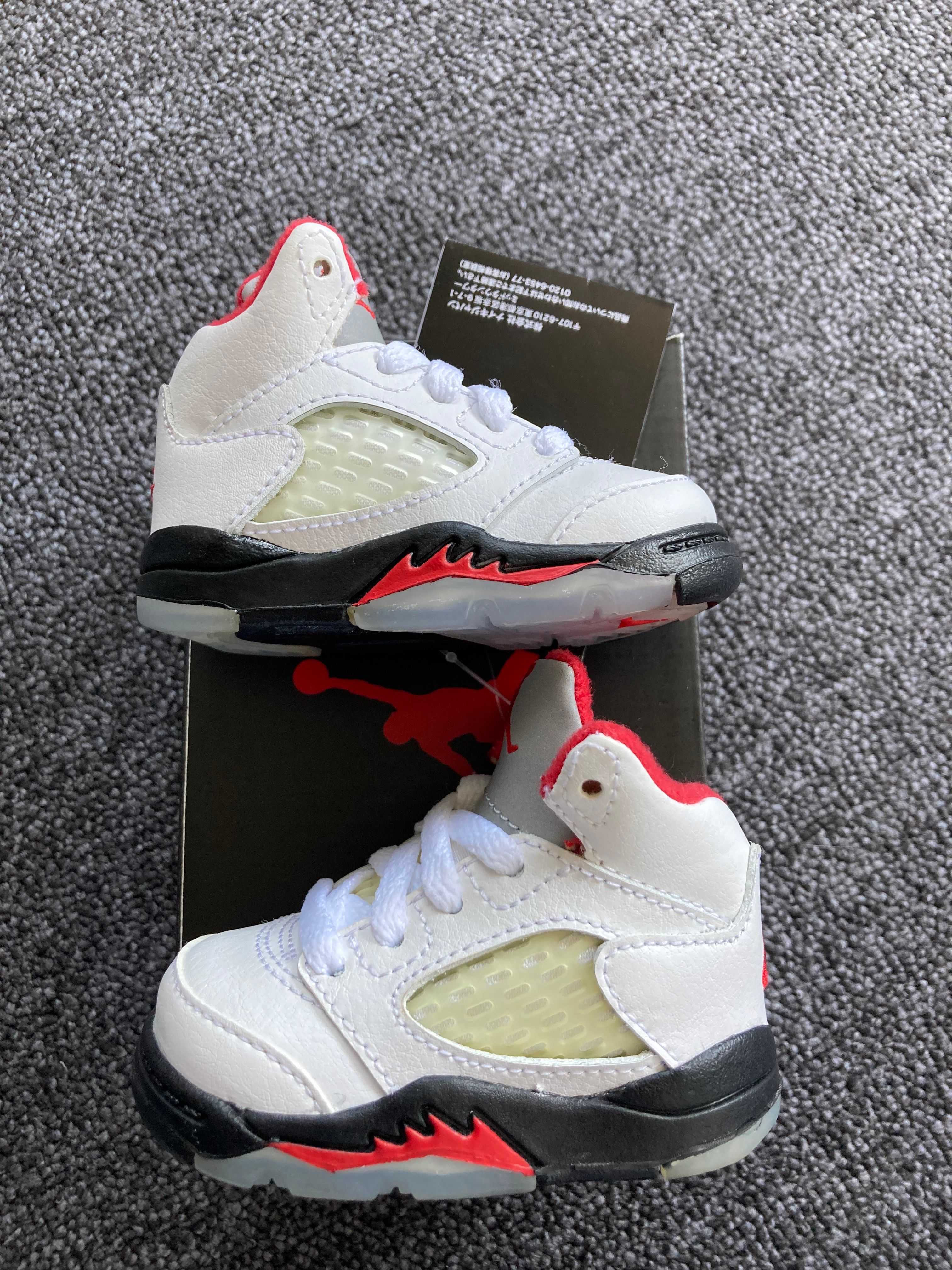Nike TD Air Jordan 5 Retro "Fire Red" (2020)