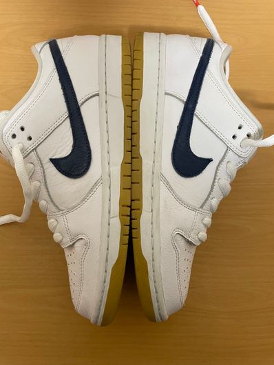 Nike SB Dunk Low "Orange Label White Navy"