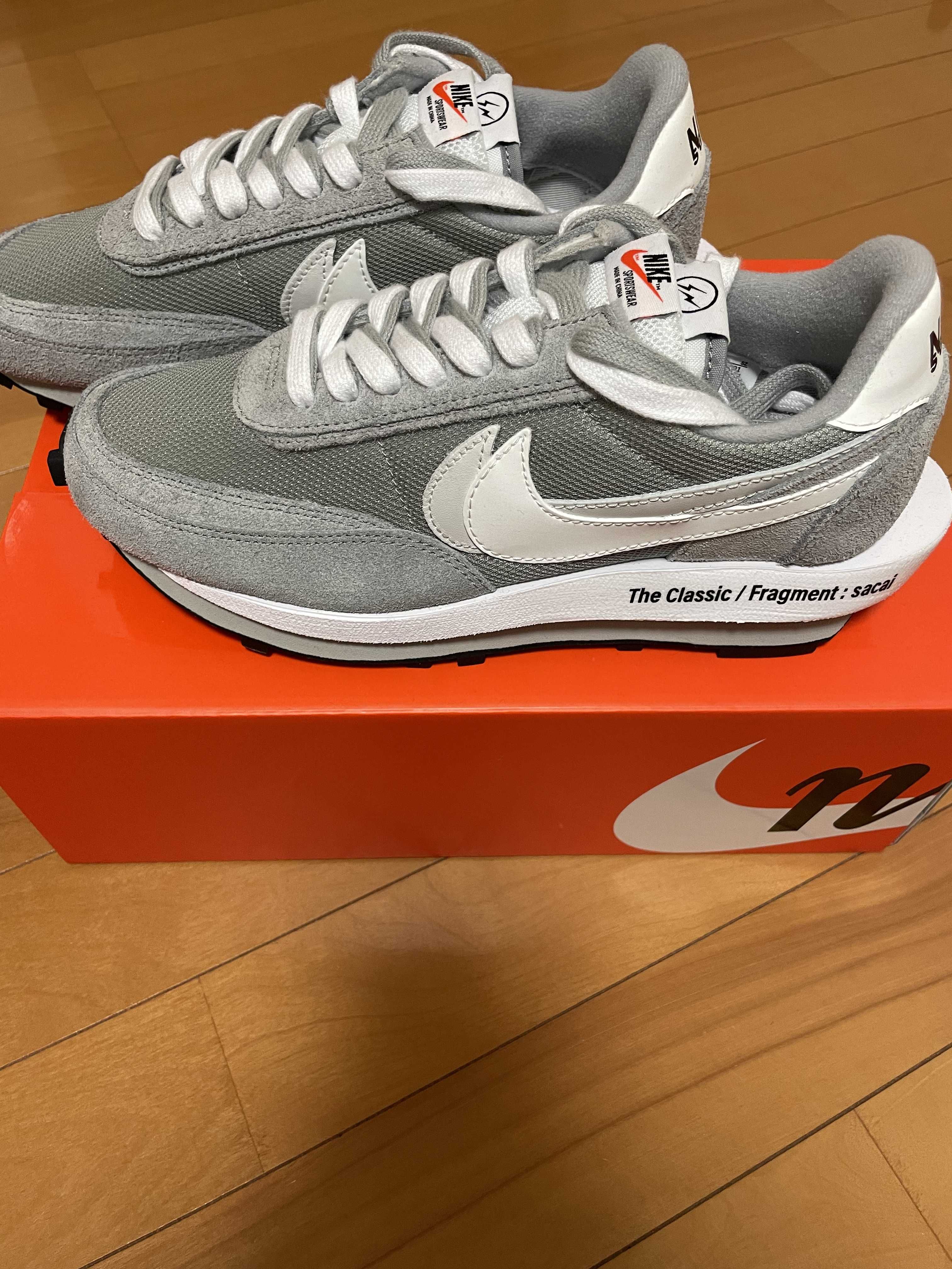 Fragment × sacai × Nike LD Waffle "Light Smoke Grey"