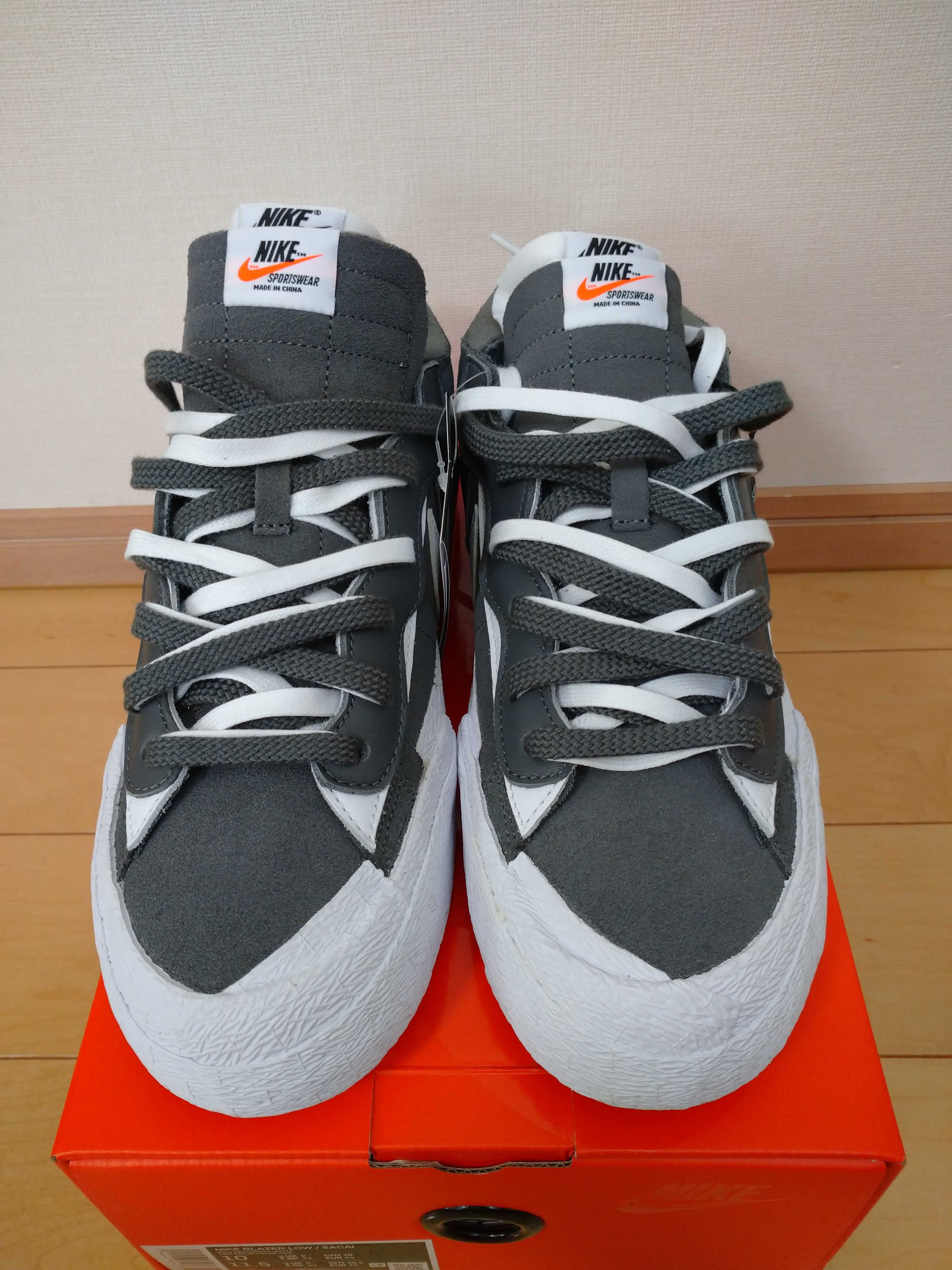 Sacai × Nike Blazer Low "Iron Grey"