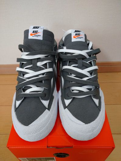 Sacai × Nike Blazer Low "Iron Grey"