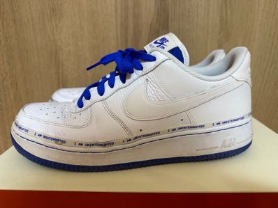 Uninterrupted × Nike Air Force 1 "White/Lapis Blue"