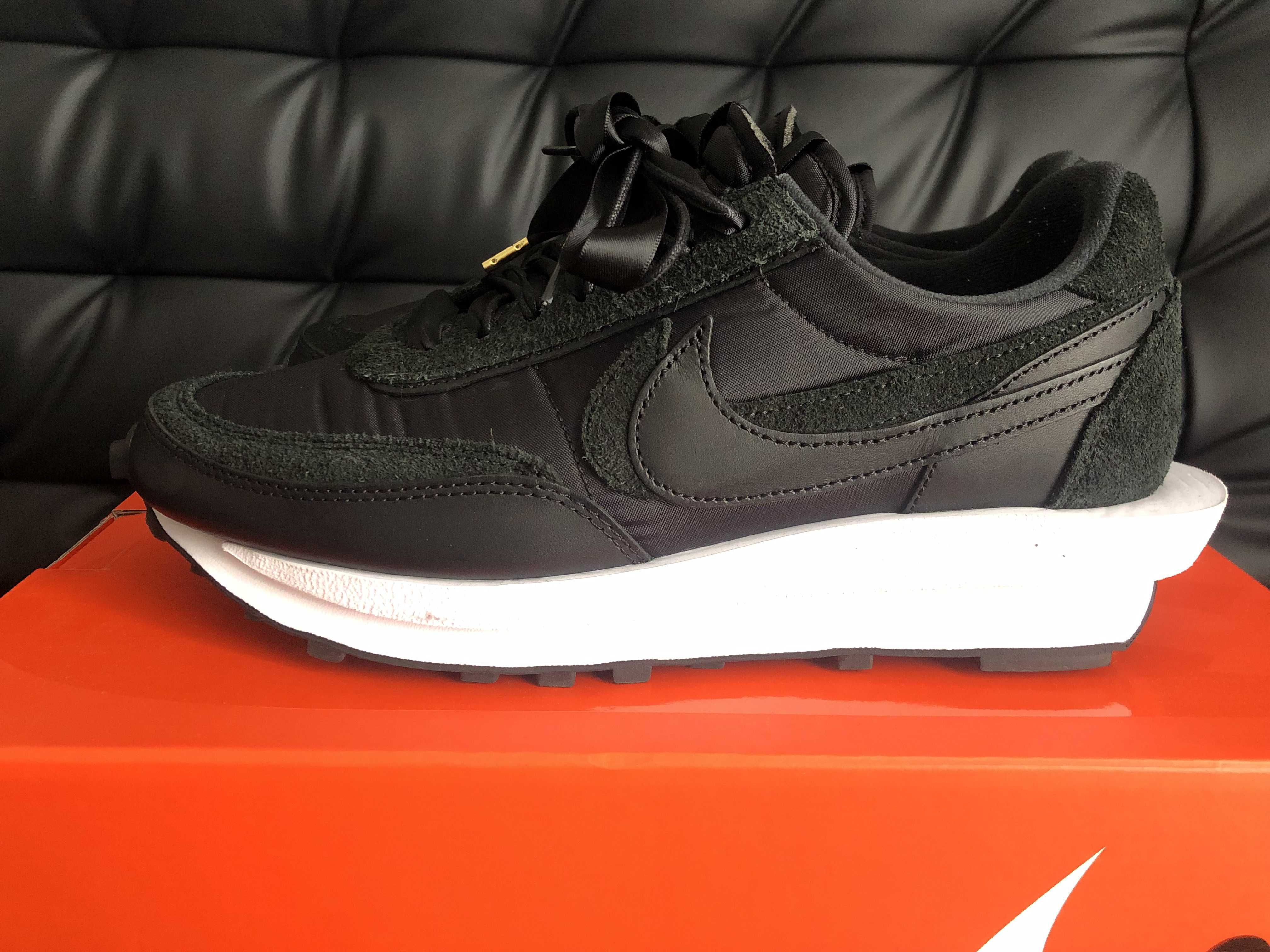 sacai × Nike LDV Waffle "Triple Black"