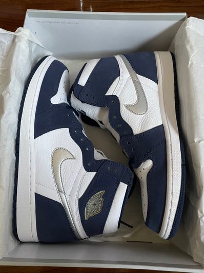 Nike Air Jordan 1 High OG CO.JP "White/Midnight Navy" (2020)(ブリーフケースなし)