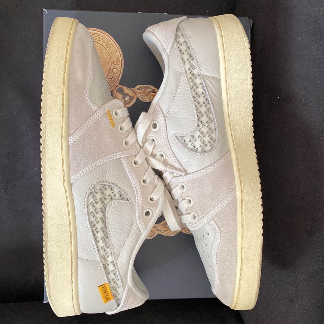 UNION × Nike Air Jordan 1 Low KO "Sail Leather"