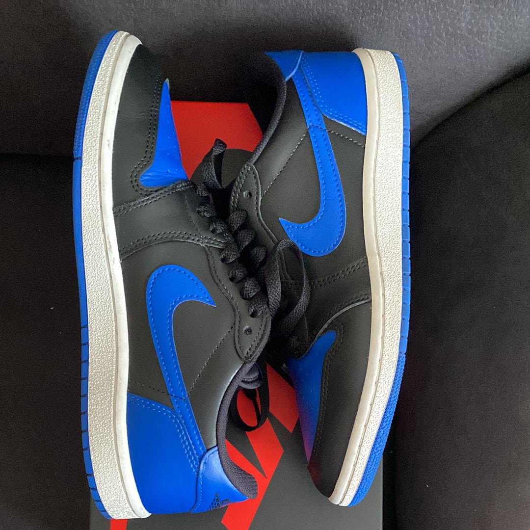 Nike Air Jordan 1 Low '85 "Black and Royal Blue"