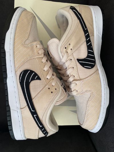 Albino & Preto × Nike SB Dunk Low Pro QS "Pearl White"