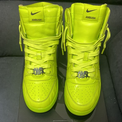Ambush × Nike Dunk High "Flash Lime"