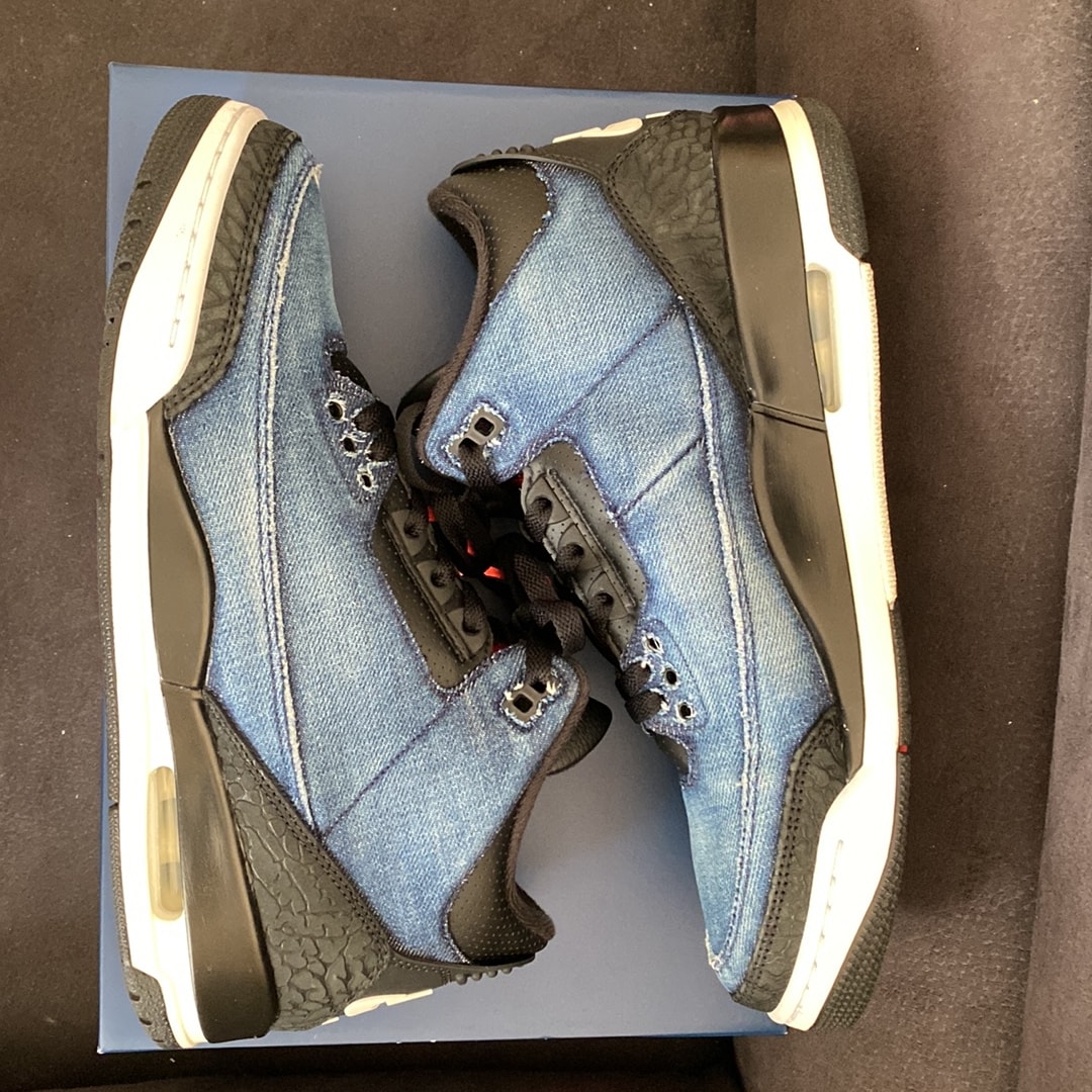Levi’s × Nike Air Jordan 3 Retro SP "Indigo and Gym Red" (LEVI'S Tab)