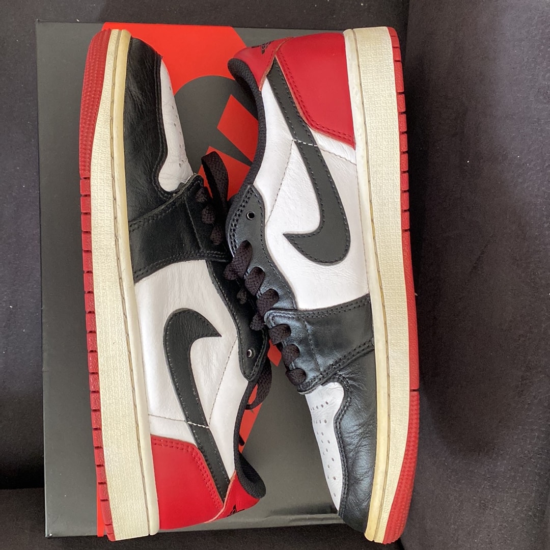 Nike Air Jordan 1 Retro Low OG "Black Toe"