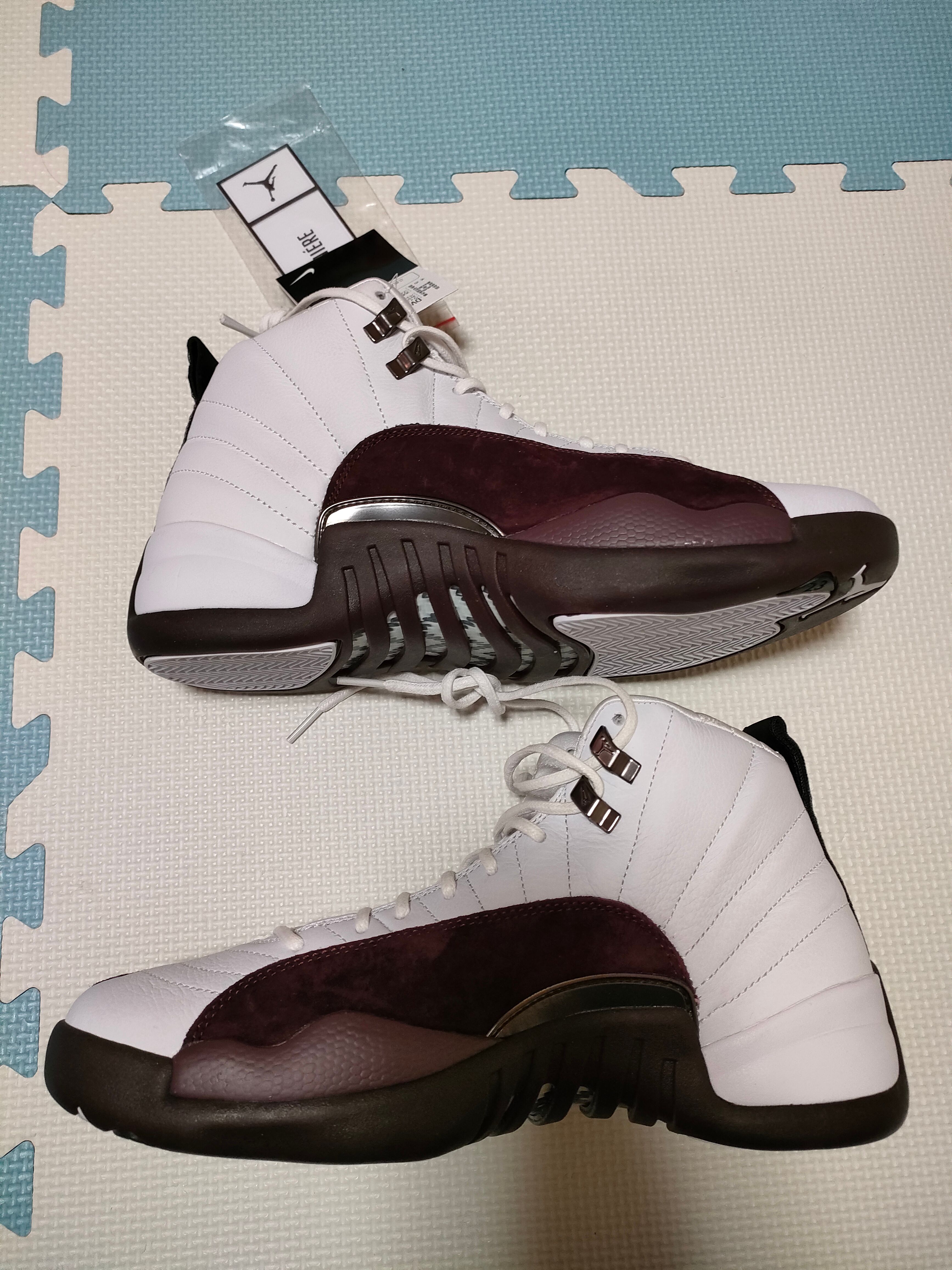 A Ma Maniere × Nike Women's Air Jordan 12 "White and Burgundy Crush"