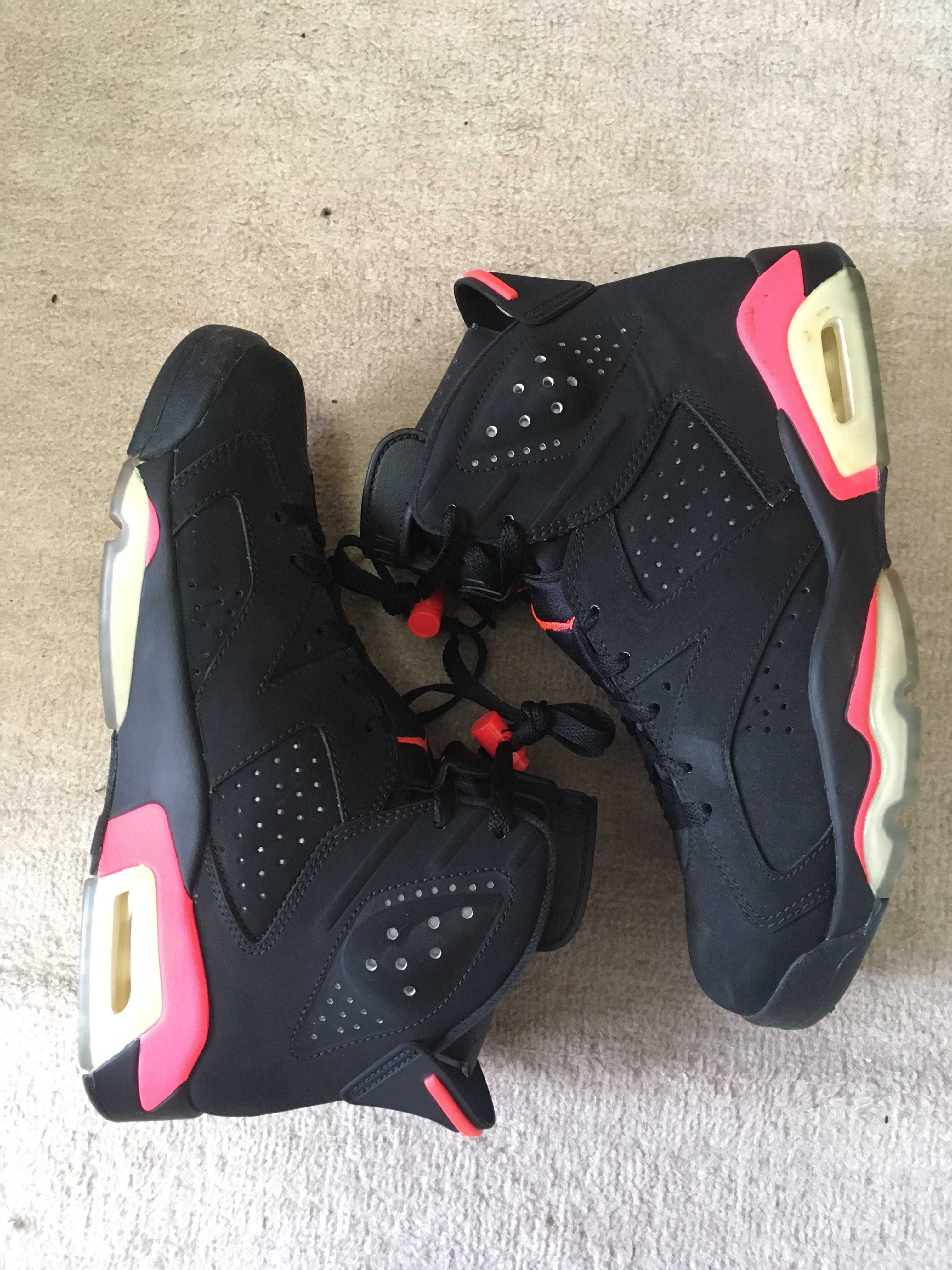NIKE AIR JORDAN 6 RETRO "INFRARED BLACK" (2014)