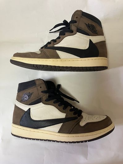 Travis Scott × Nike Air Jordan 1 Retro High OG TS SP "Sail/Dark Mocha"