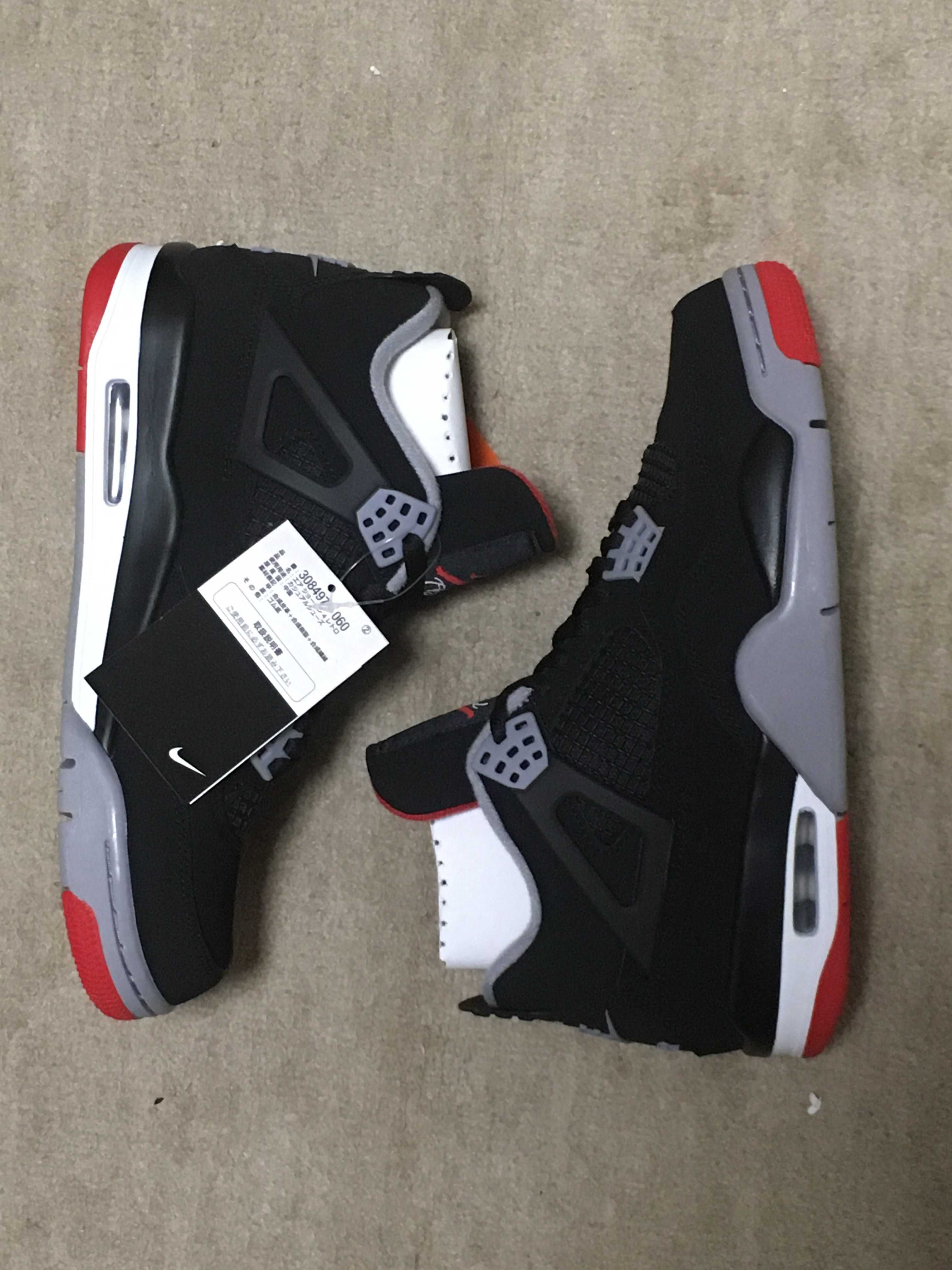 Nike Air Jordan 4 Retro "Bred" (2019)  