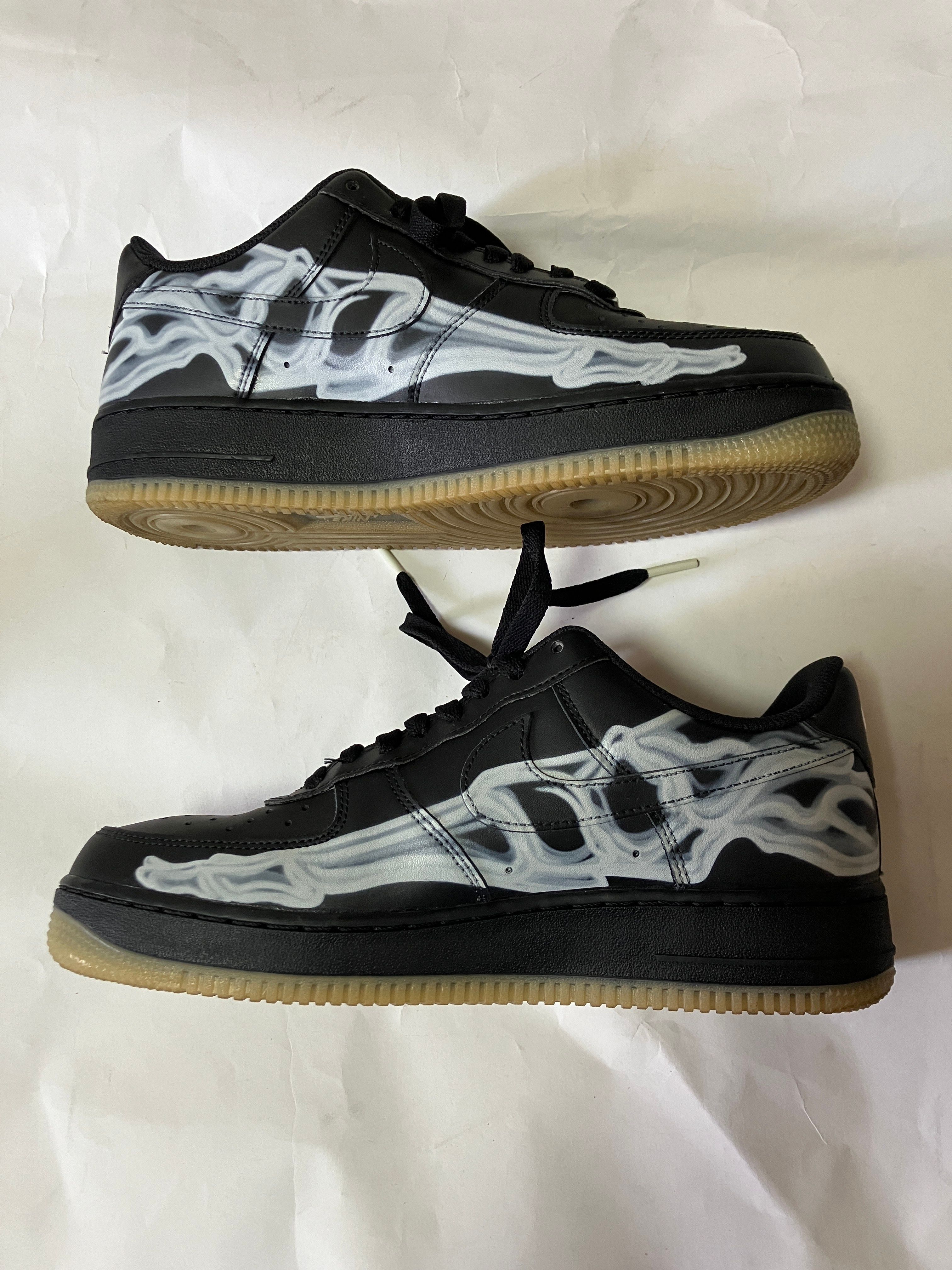 Nike Air Force 1 Low "Black Skeleton"