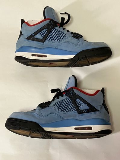 Travis Scott × Nike Air Jordan 4 Retro Cactus Jack "University Blue"