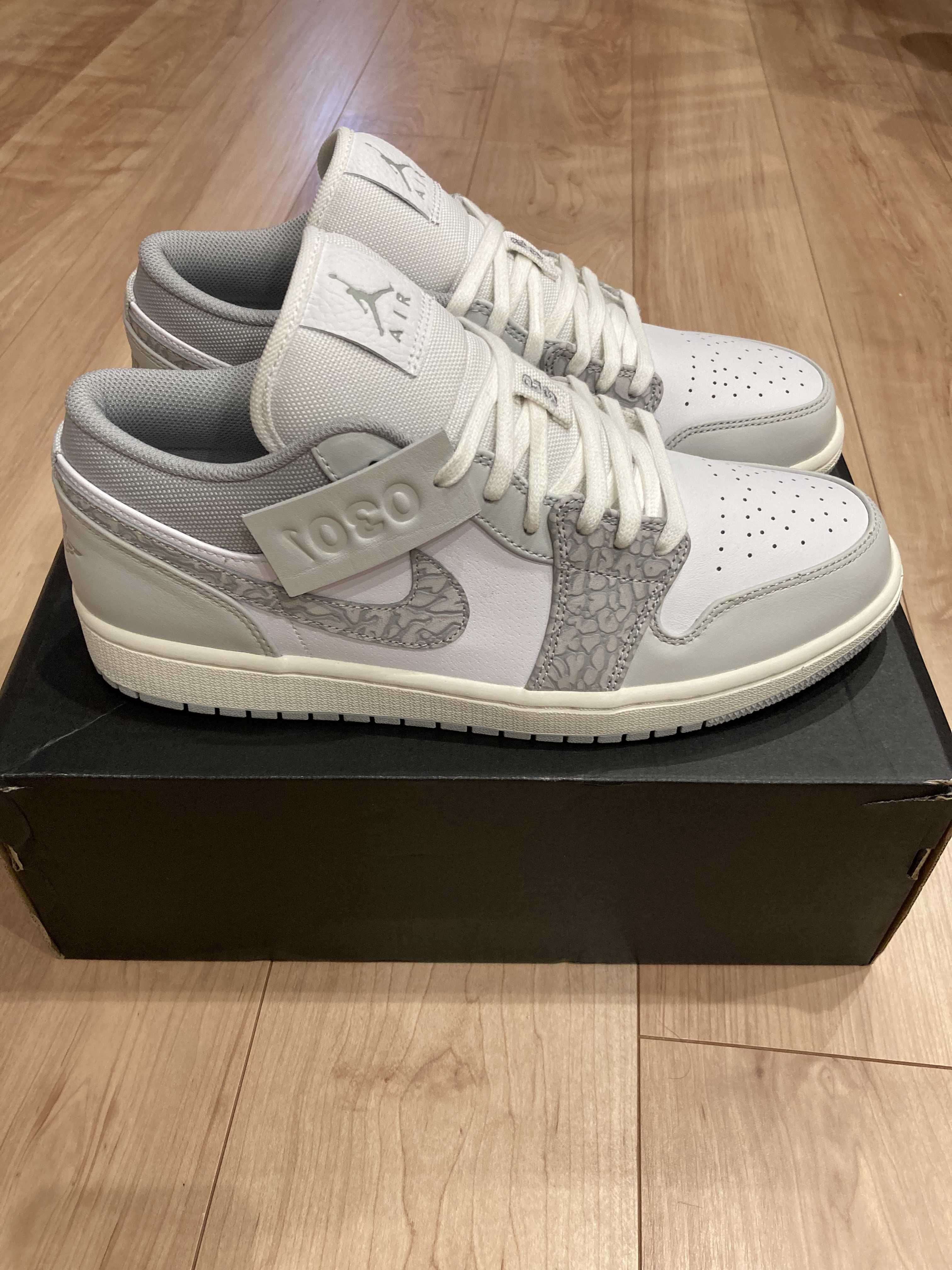 Nike Air Jordan 1 Low PRM "Elephant Print/Safari"