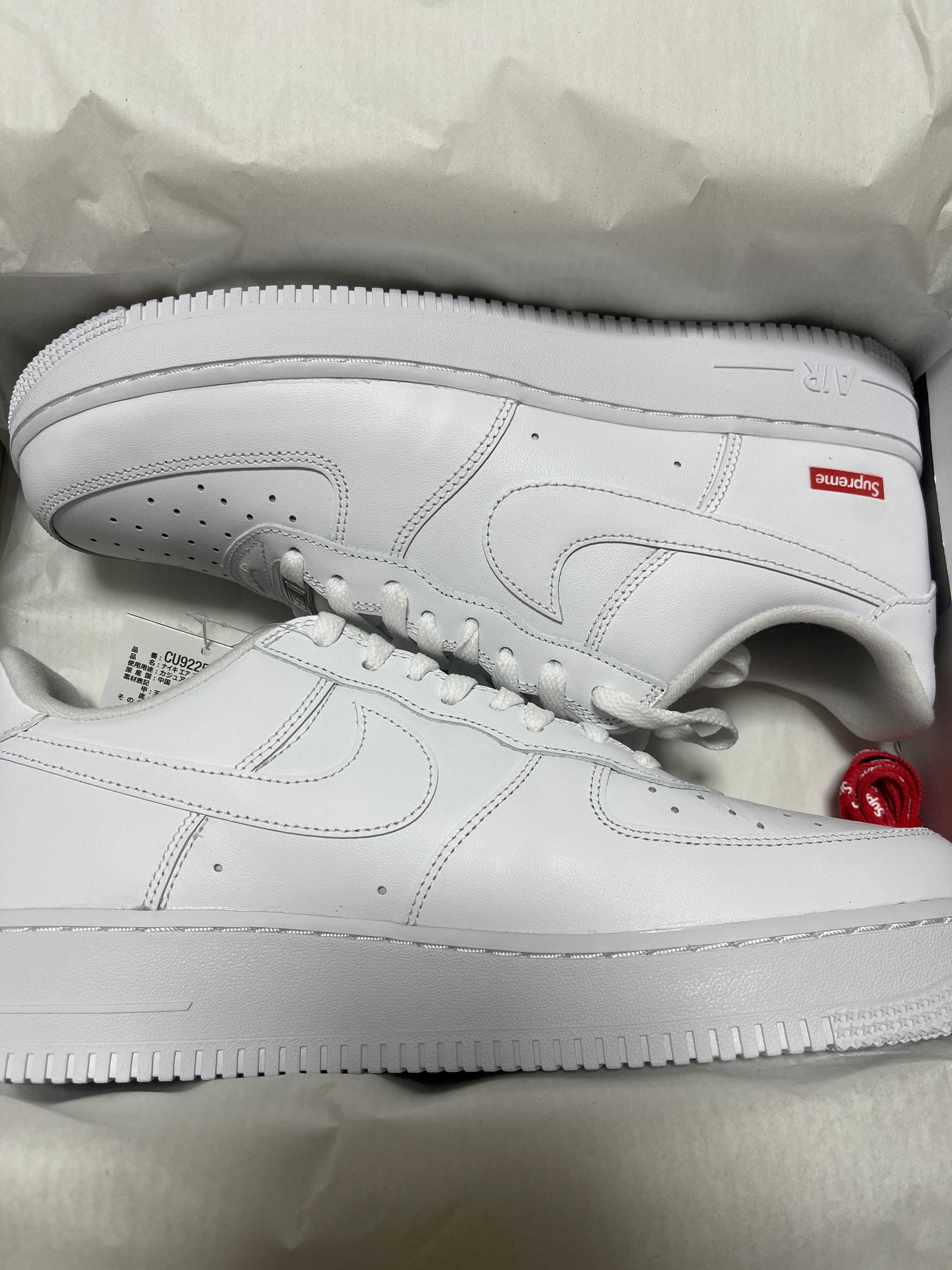 Supreme × Nike Air Force 1 Low "White"