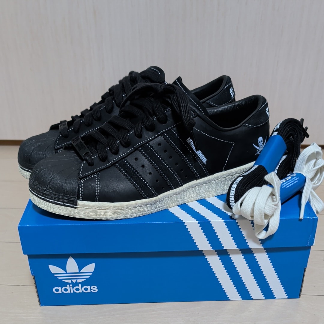 NEIGHBORHOOD × adidas Superstar 2005 "Core Black"