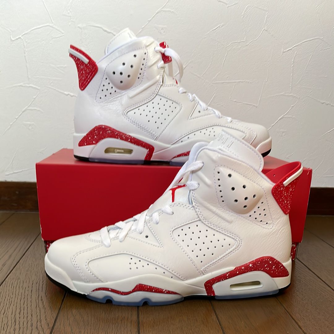 Nike Air Jordan 6 "White and University Red/Red Oreo"