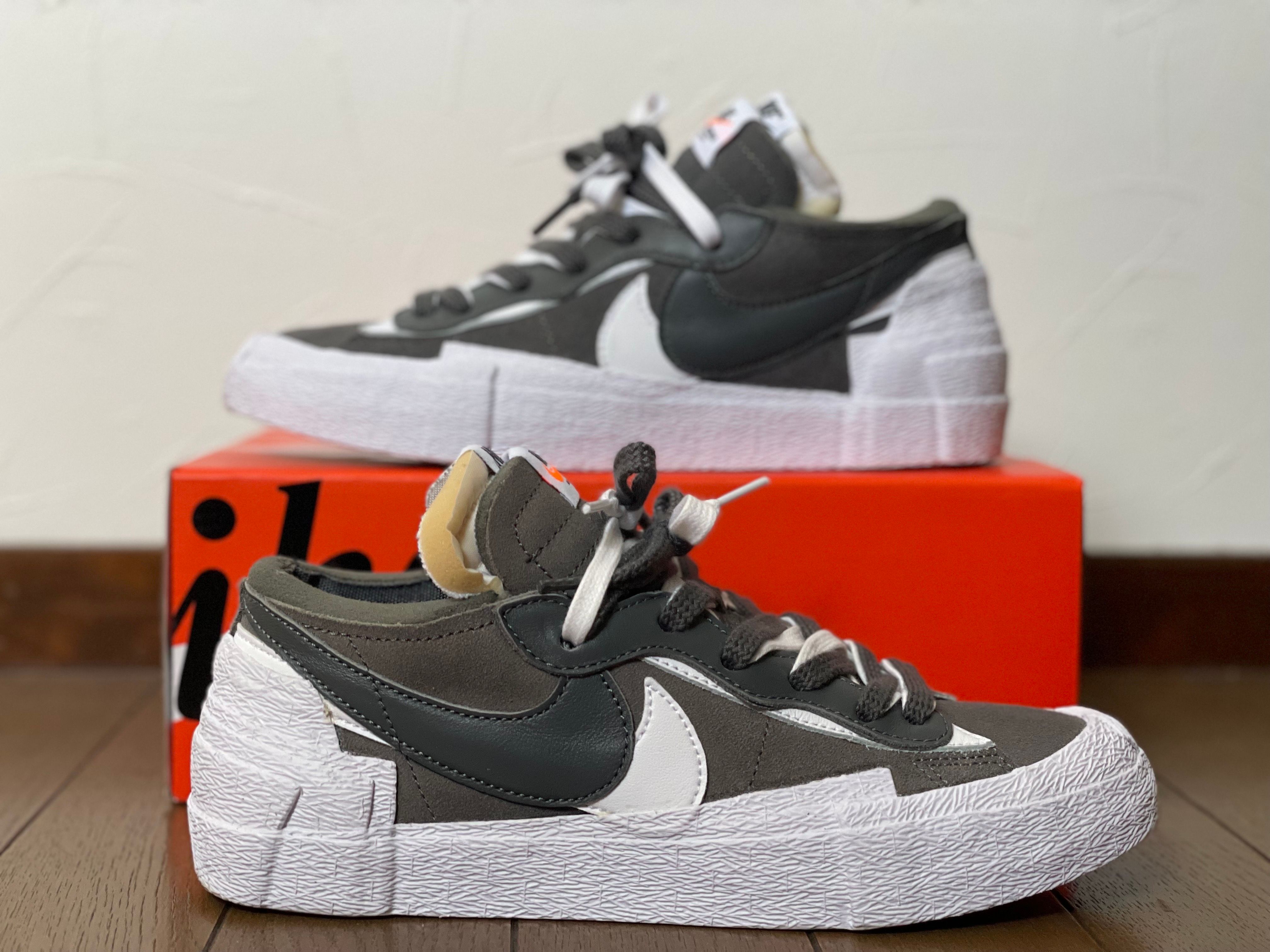 Sacai × Nike Blazer Low "Iron Grey"