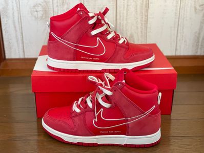 NIKE DUNK HIGH SE FIRST USE "UNIVERSITY RED"