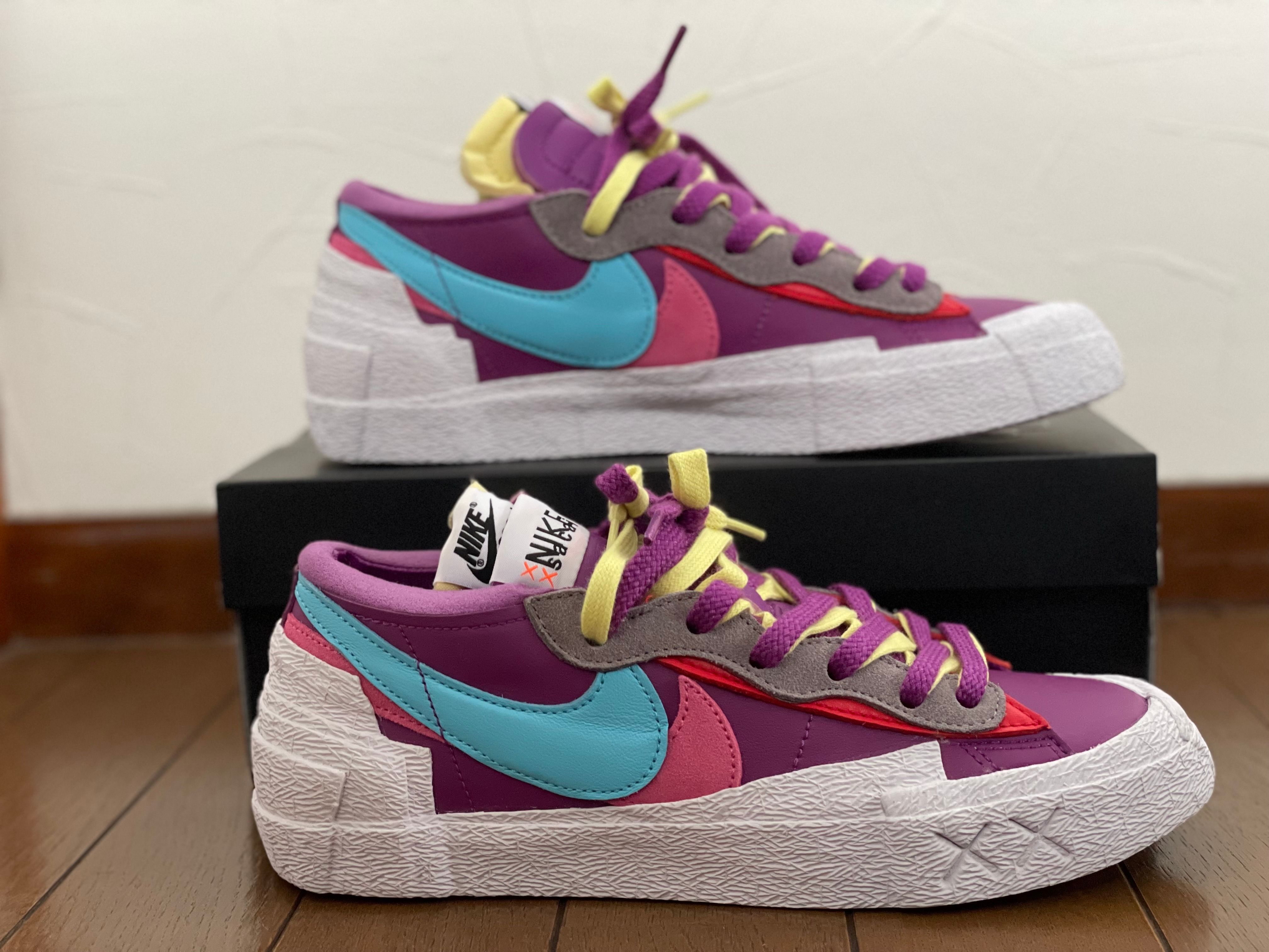 KAWS × sacai × Nike Blazer Low "Purple Dusk"