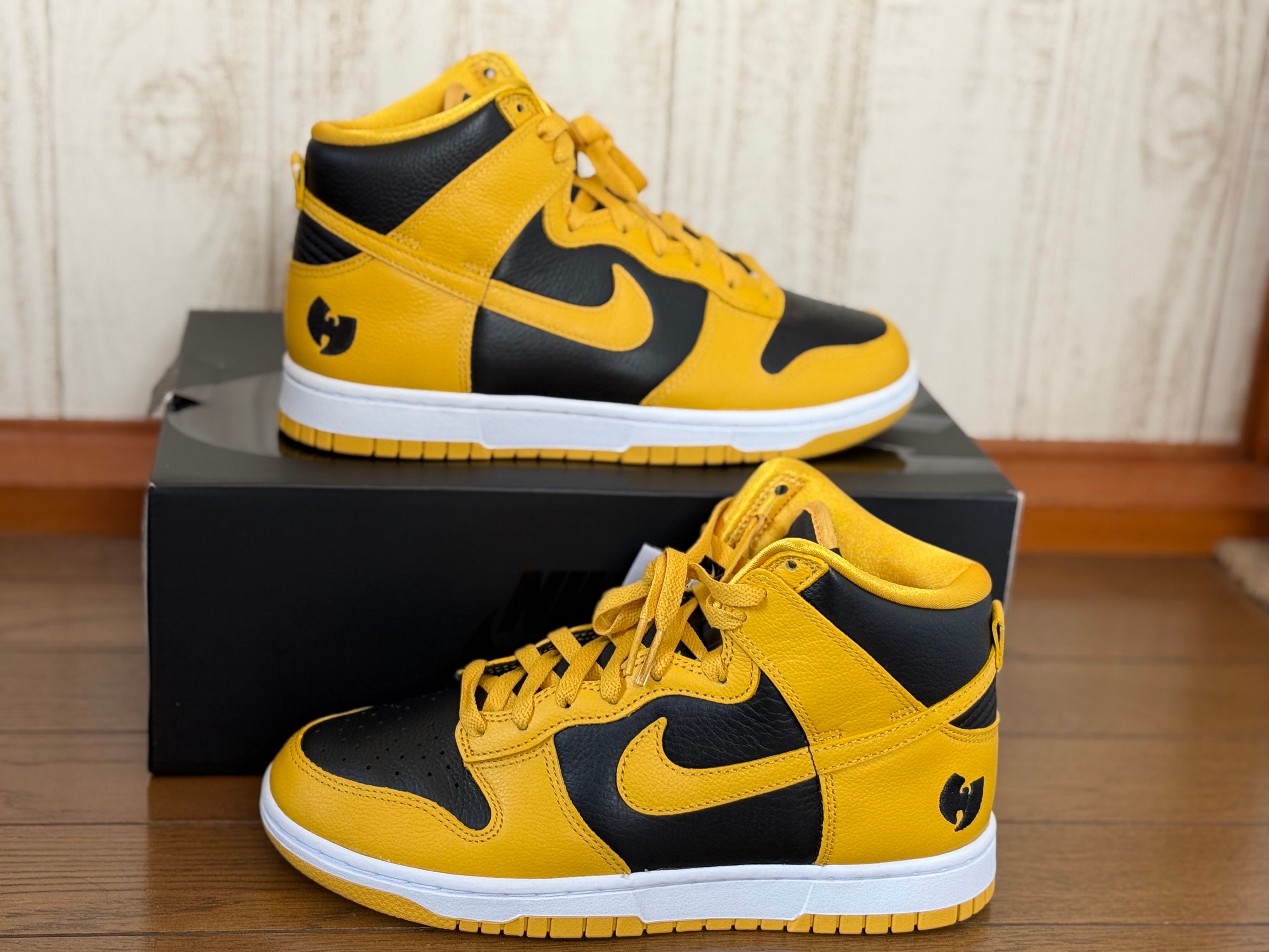 Wu-Tang Clan × Nike Dunk High Retro PRM "Black and Pollen"
