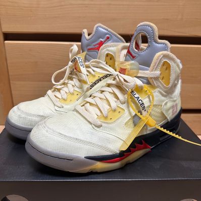 Off-White × Nike Air Jordan 5 "Sail"