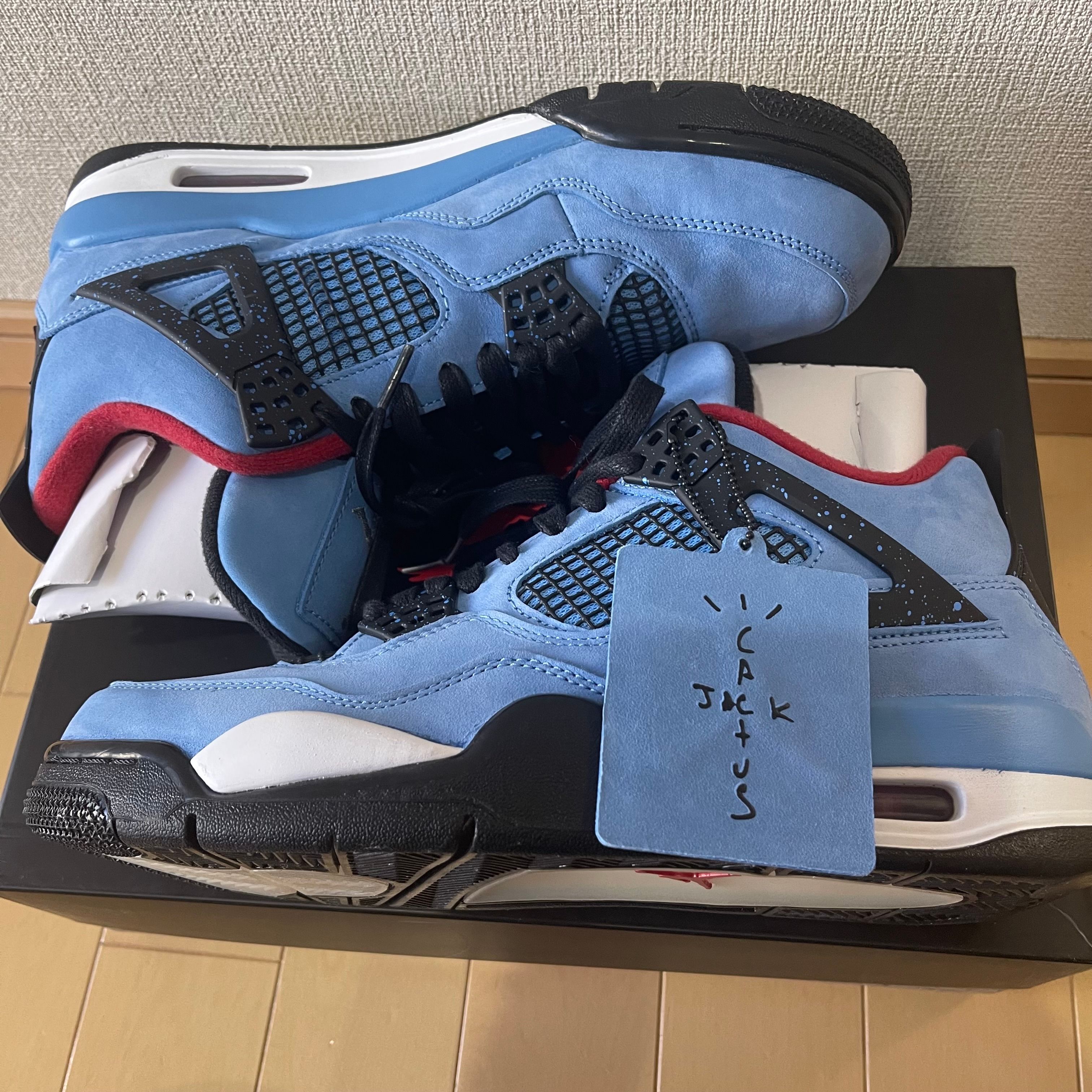 Travis Scott × Nike Air Jordan 4 Retro Cactus Jack "University Blue"