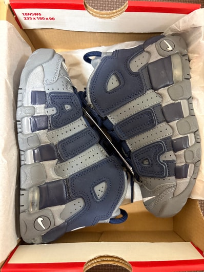 Nike PS Air More Uptempo "Cool Grey & Midnight Navy"