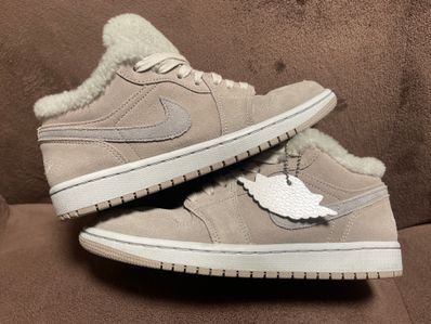 Nike Women's Air Jordan 1 Low "Sherpa Fleece"