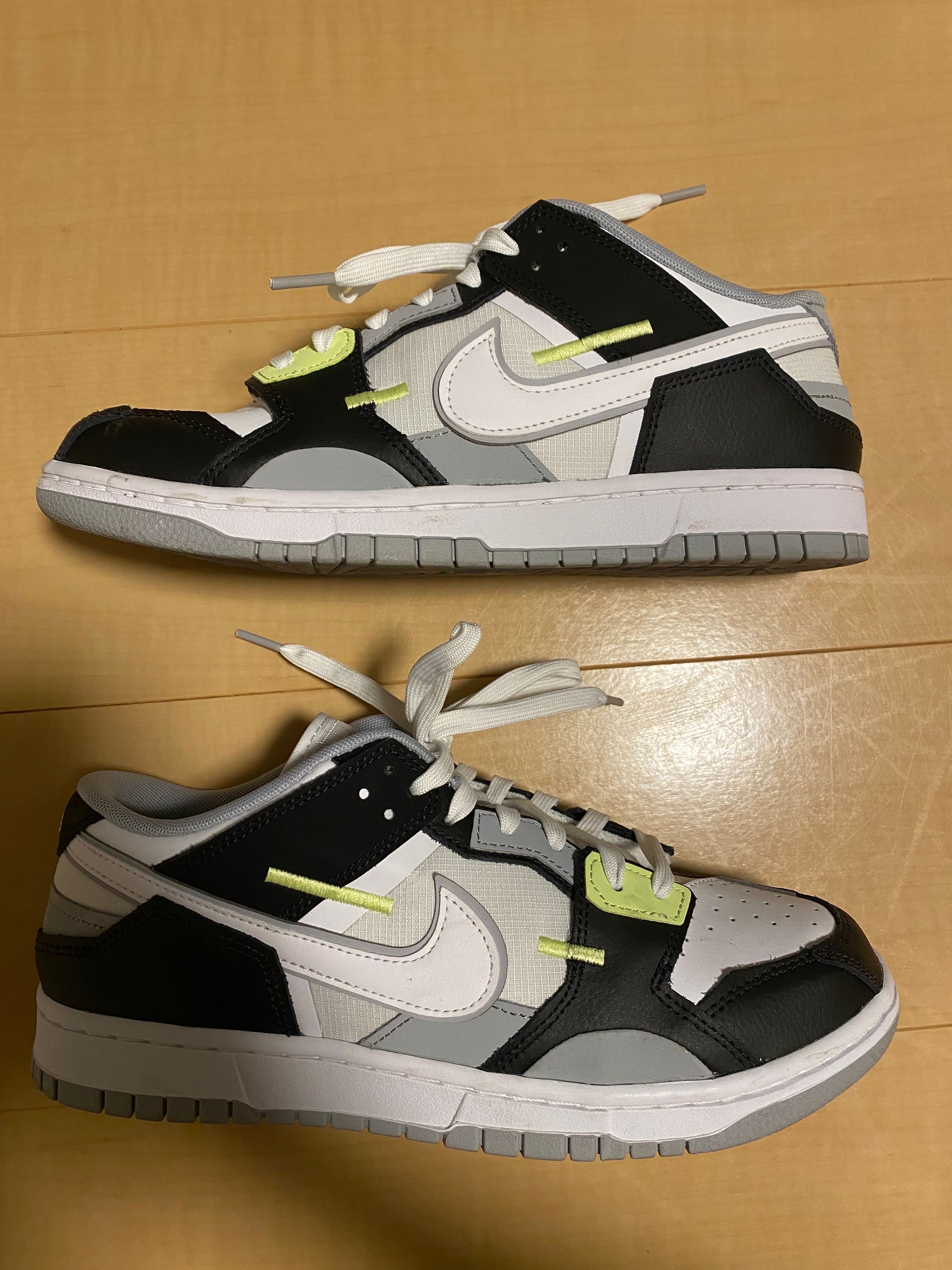 Nike Dunk Low Scrap "Black/White/Light Lemon Twist"