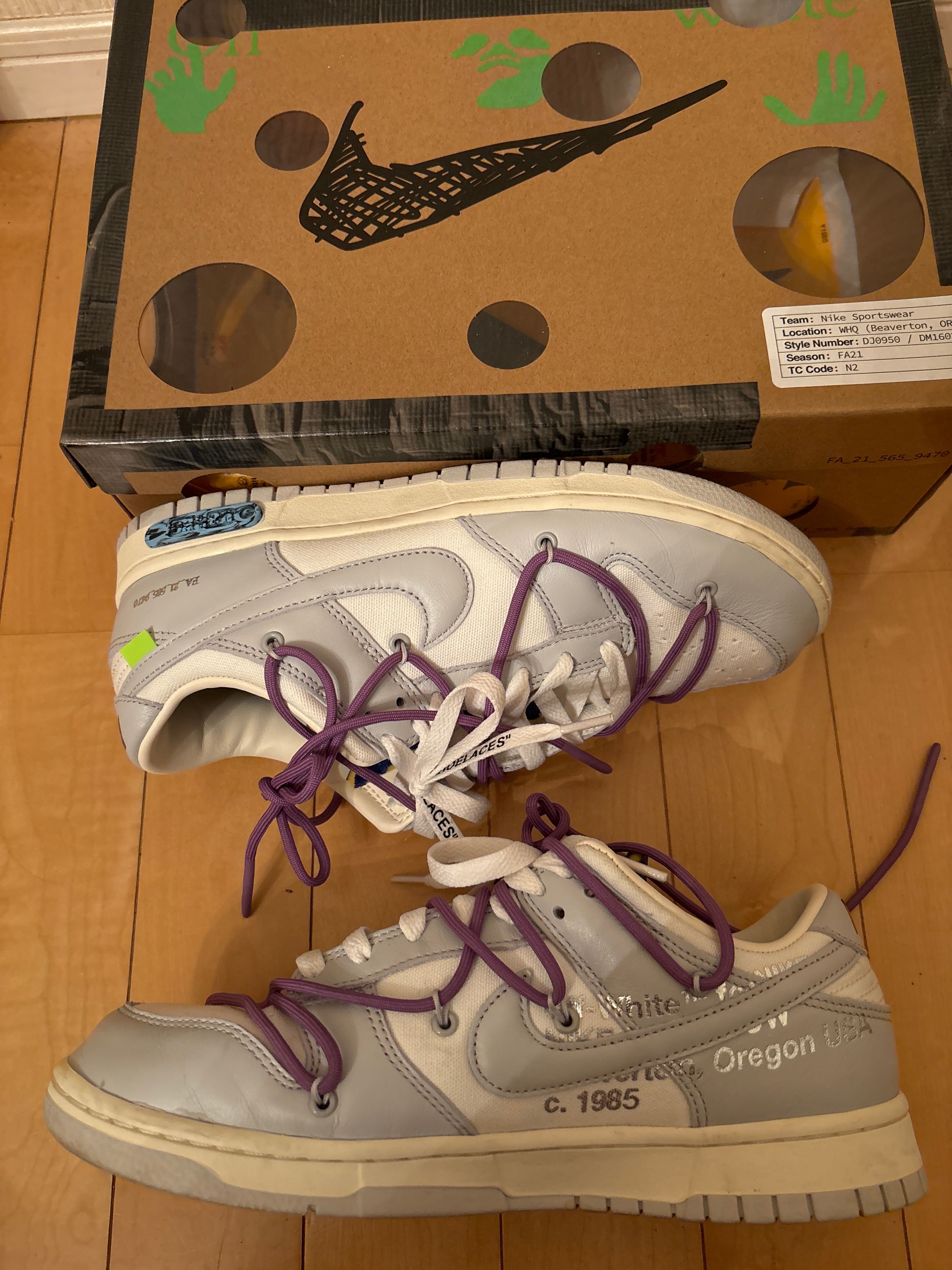 Off-White × Nike Dunk Low 1 of 50 "Lot.48"