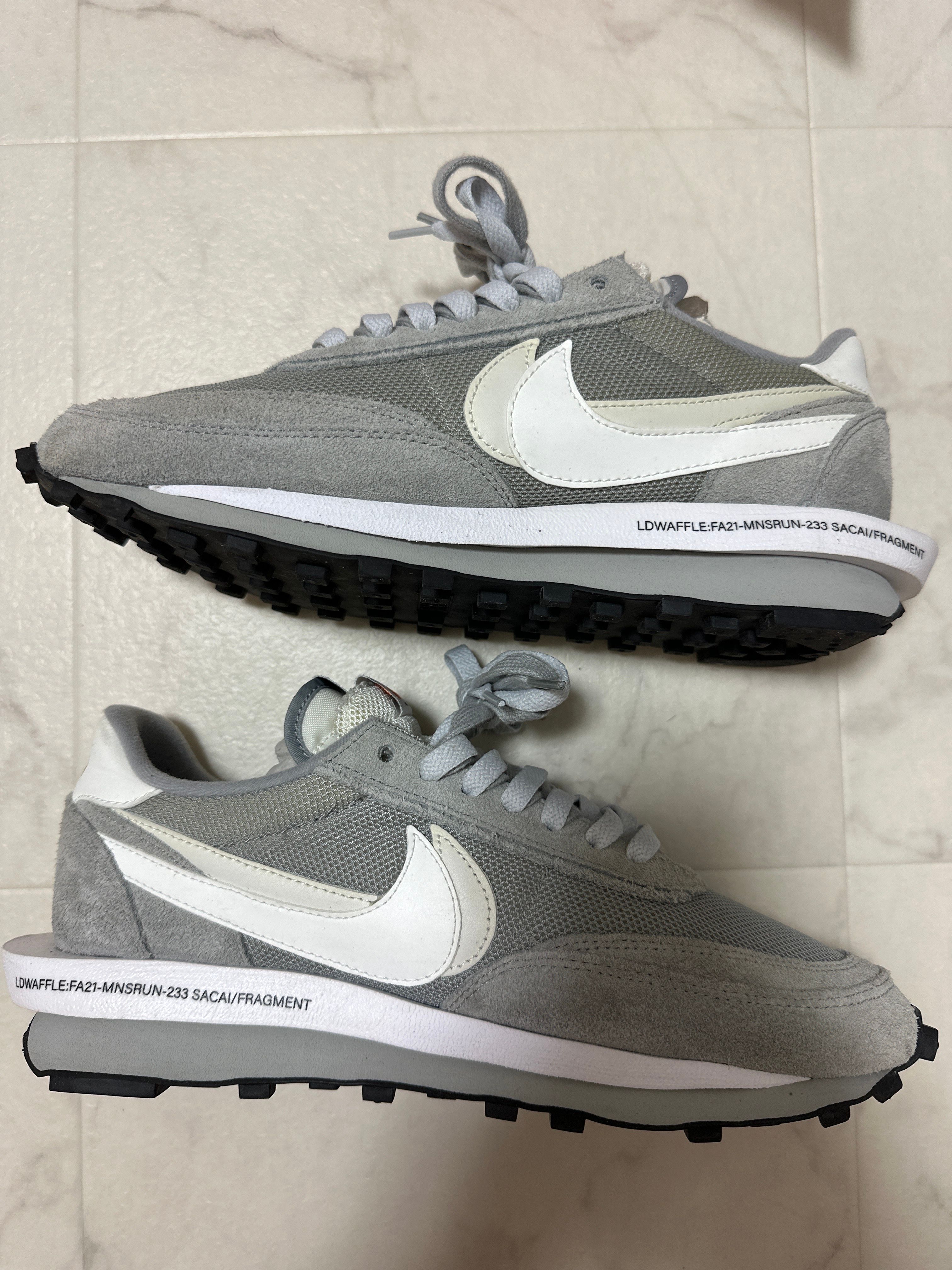Fragment × sacai × Nike LD Waffle "Light Smoke Grey"