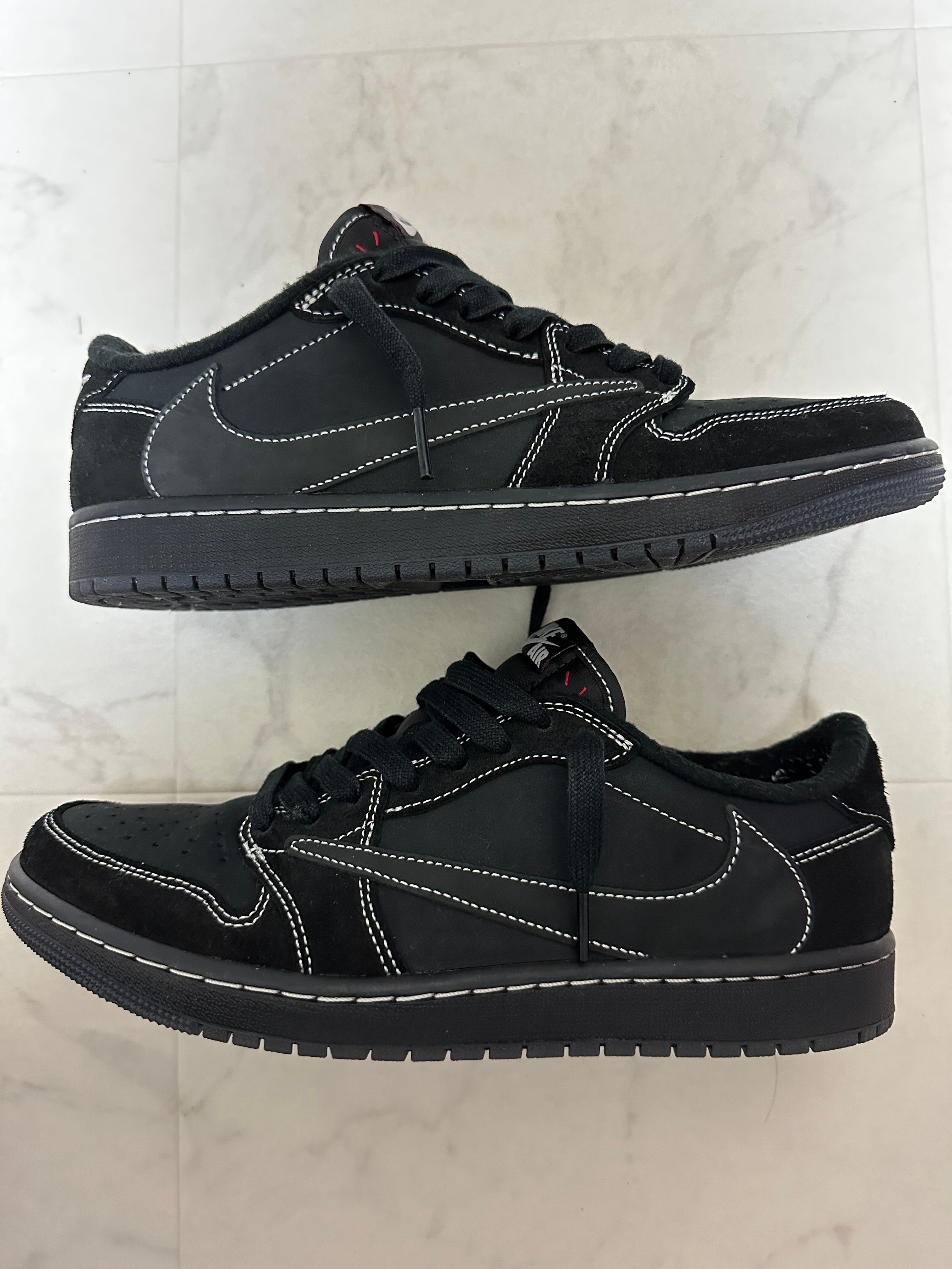 Travis Scott × Nike Air Jordan 1 Low OG SP "Black Phantom"