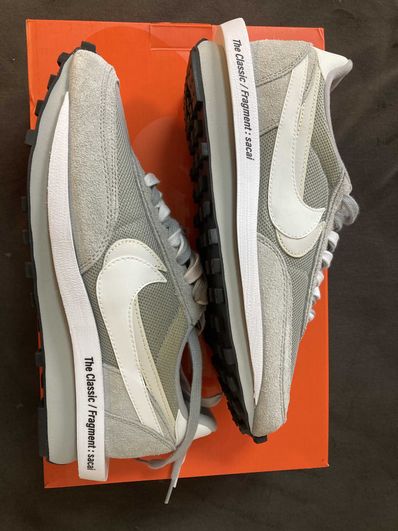 Fragment × sacai × Nike LD Waffle "Light Smoke Grey"