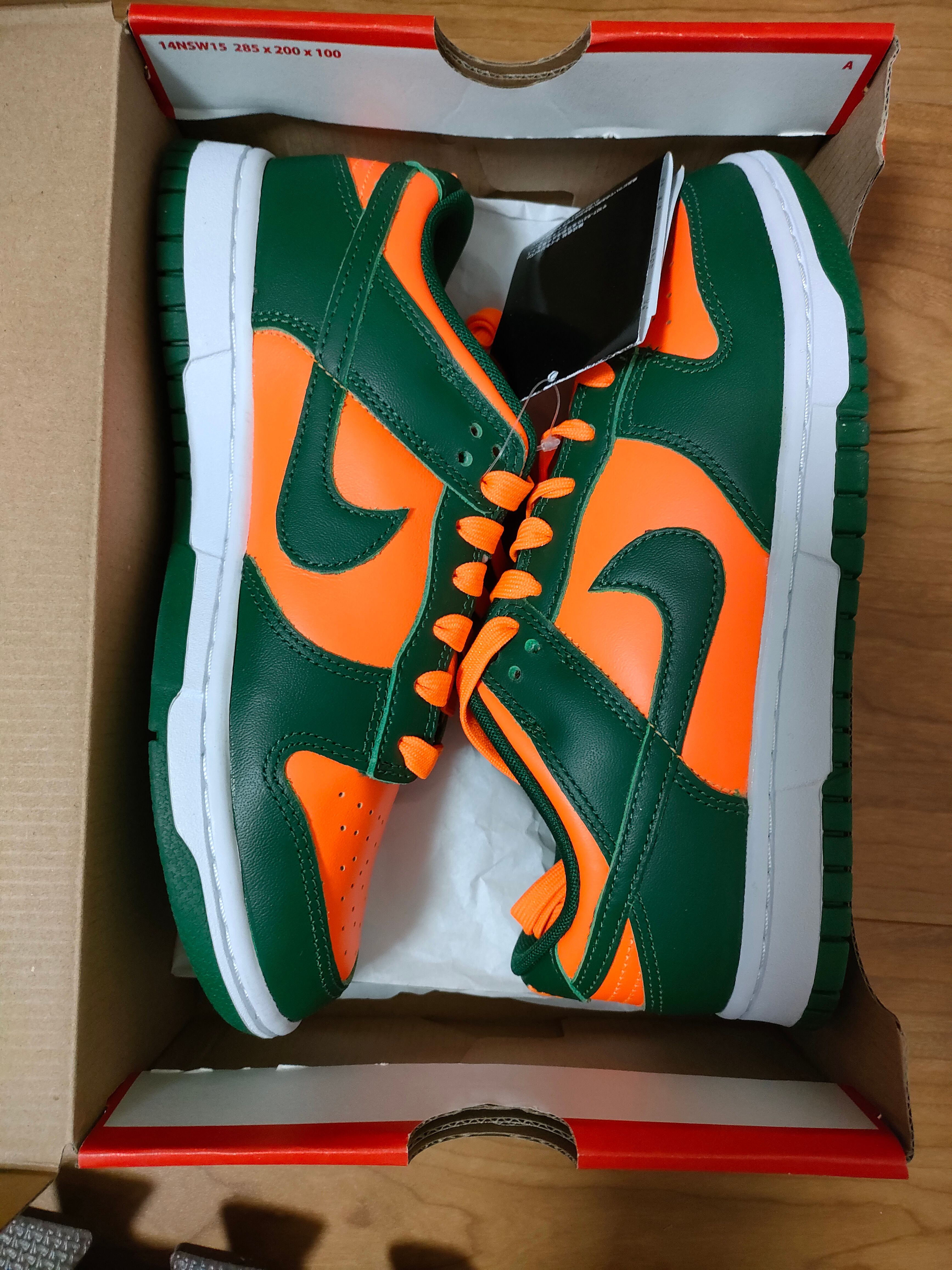 Nike Dunk Low Retro "Gorge Green and Total Orange"