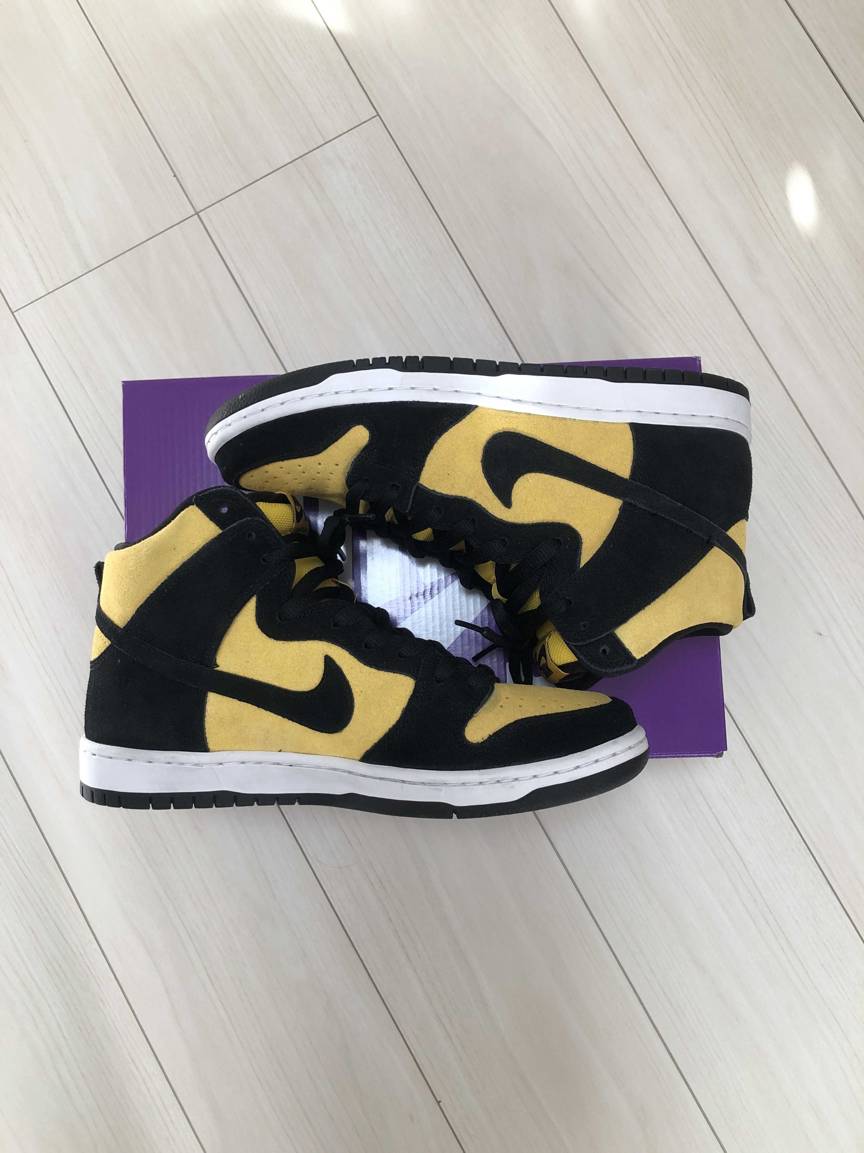 NIKE SB DUNK HIGH "MAIZE AND BLACK"