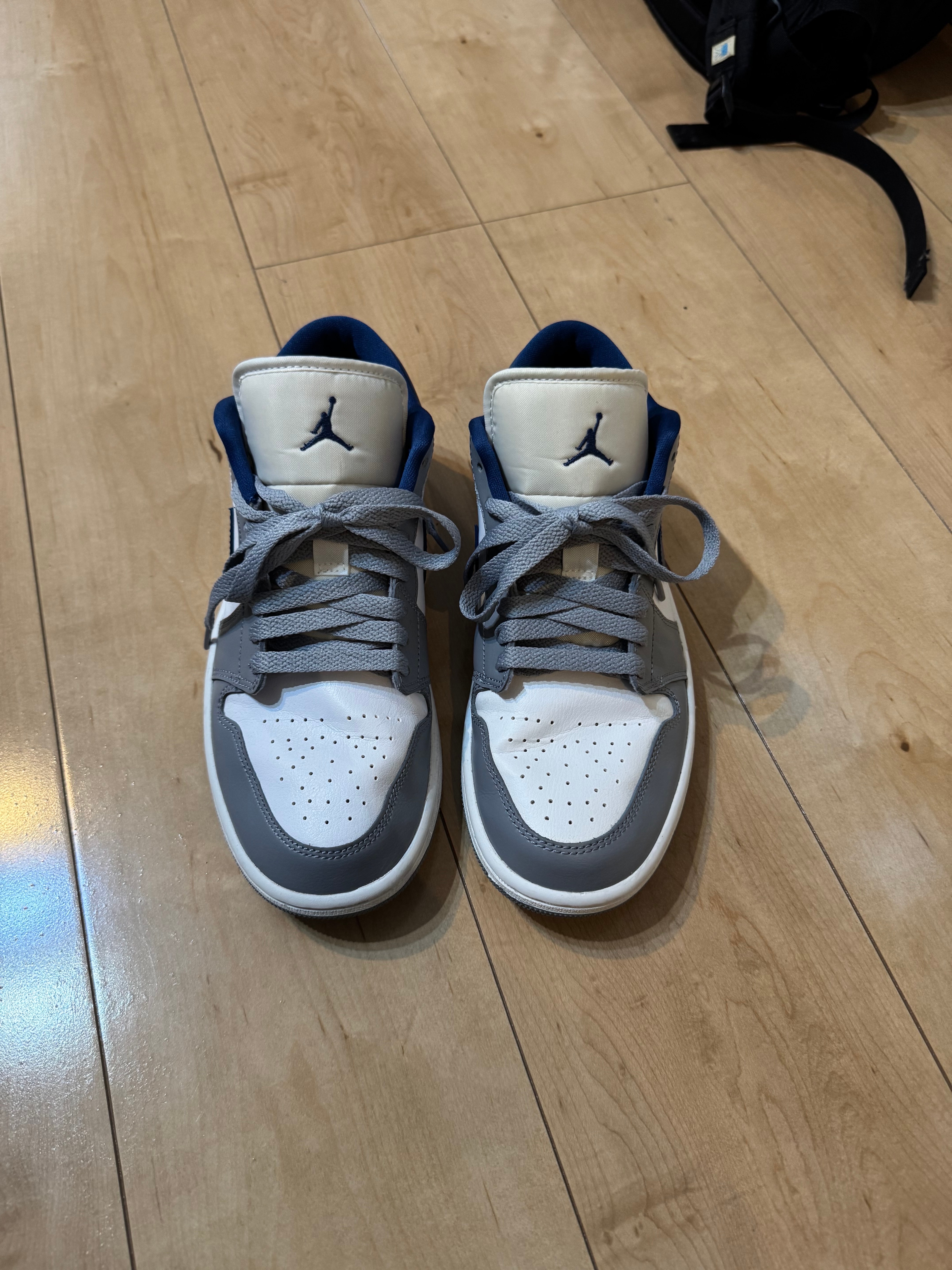 Nike Women's Air Jordan 1 Low "Grey and Blue"