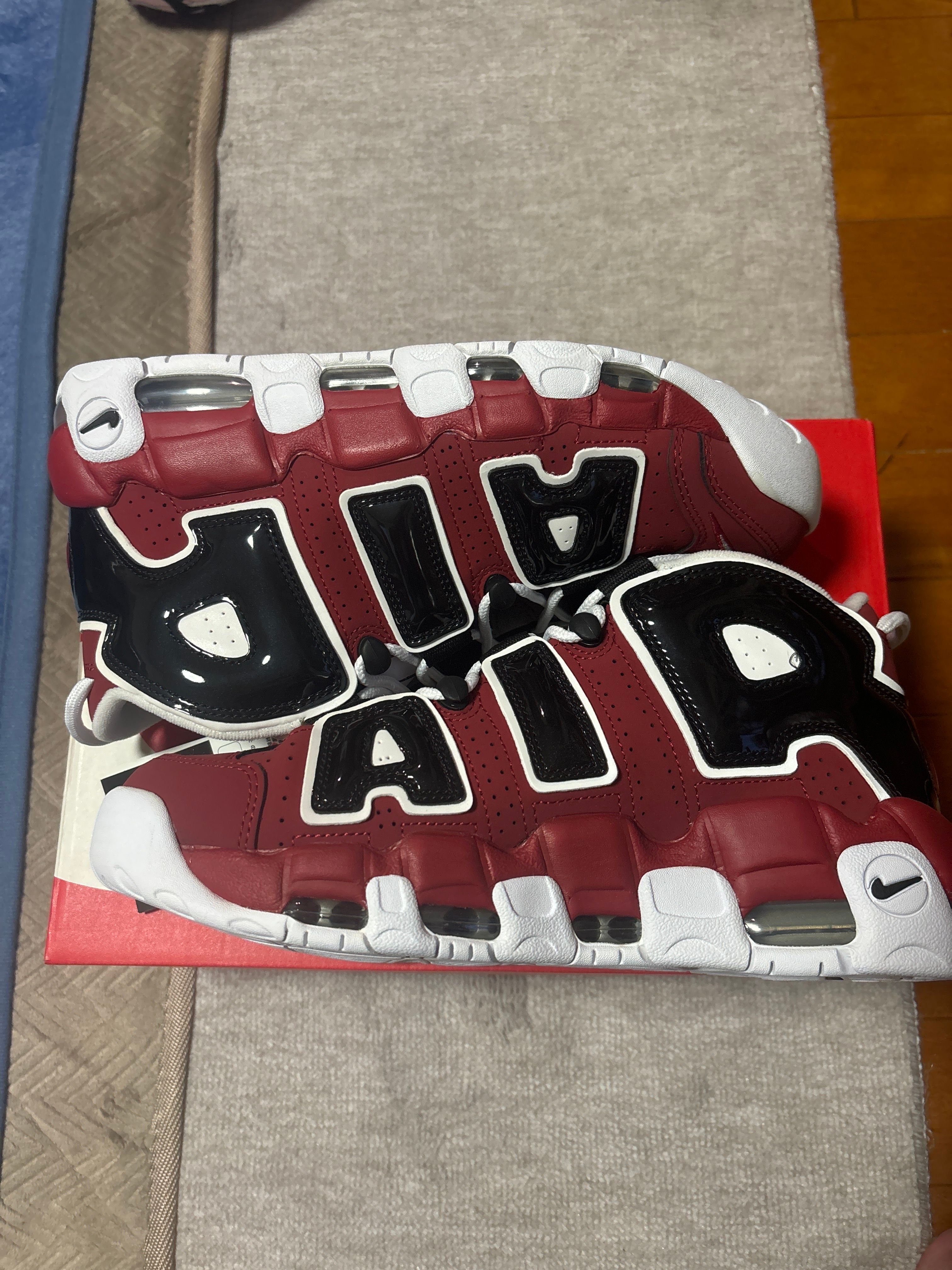 Nike Air More Uptempo ’96 "Black and Varsity Red" (2021)