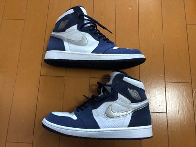 Nike Air Jordan 1 High OG CO.JP "White/Midnight Navy" (2020)(ブリーフケースなし)