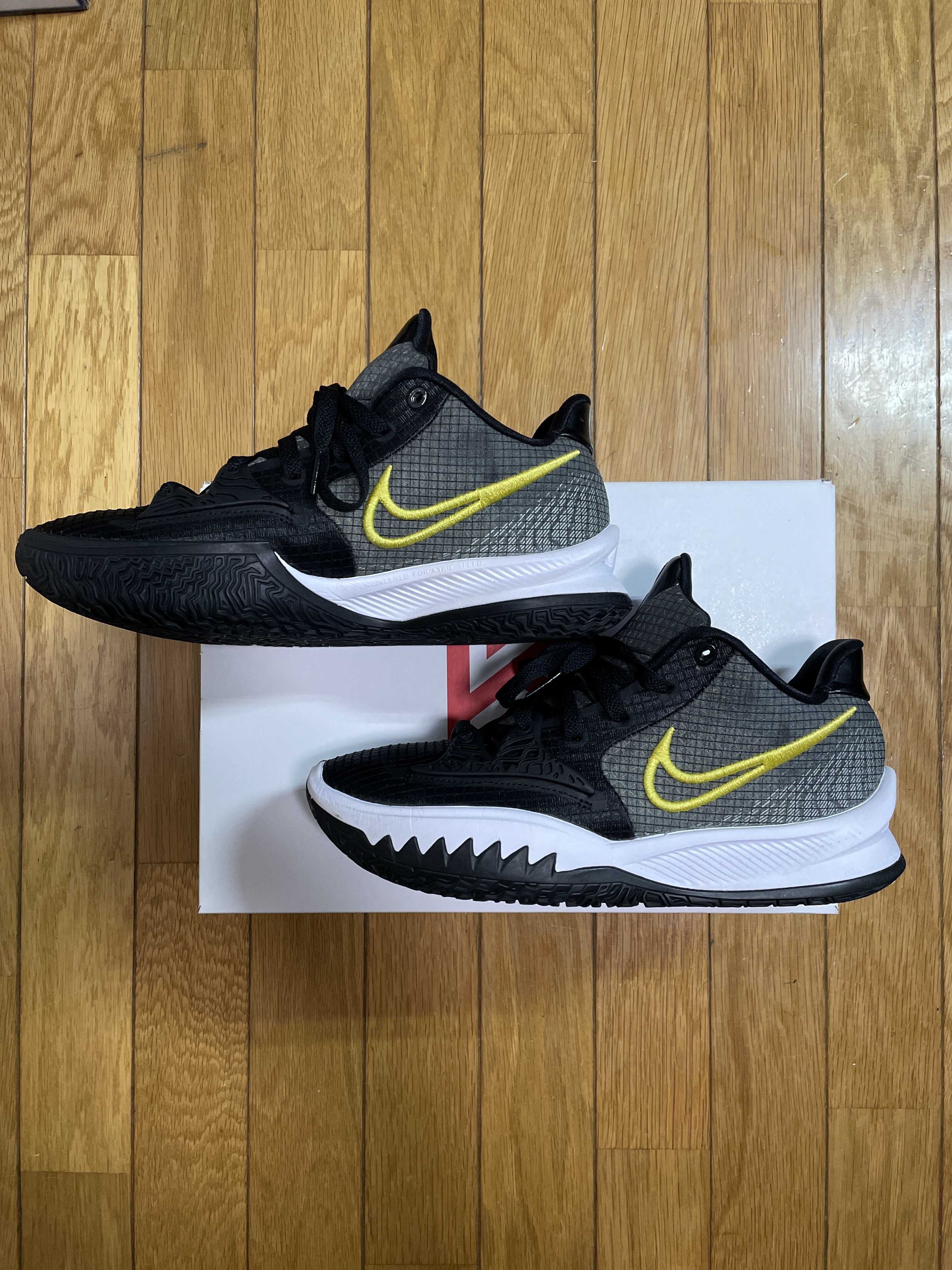 Nike Kyrie 4 Low "Black/White/Metallic Gold"